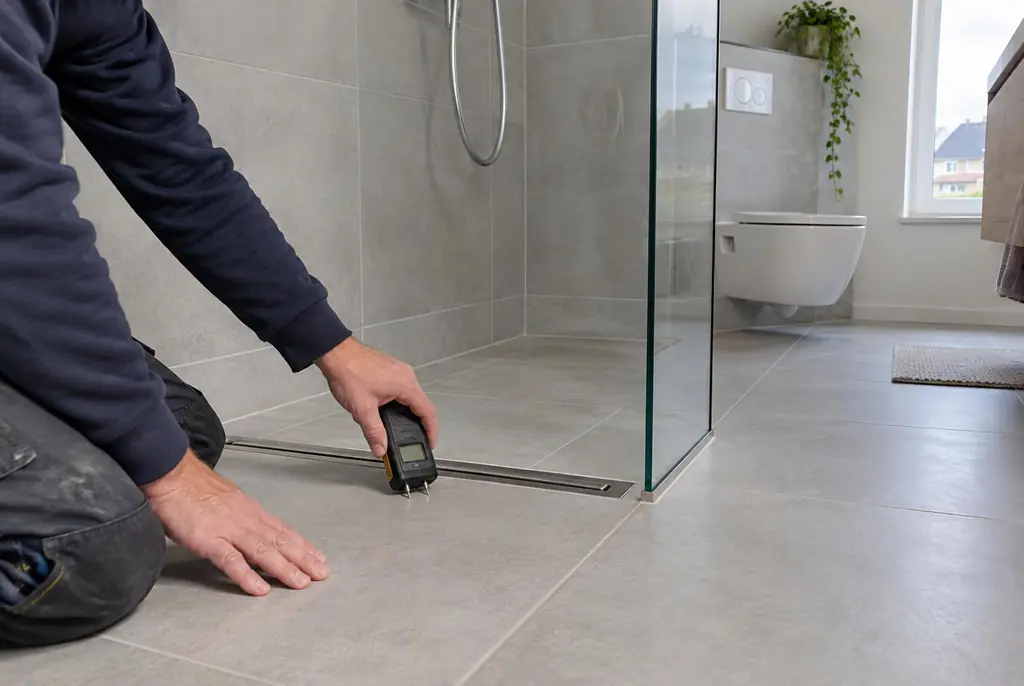Lekdetectie Emmeloord – badkamer in een nieuwbouwwoning