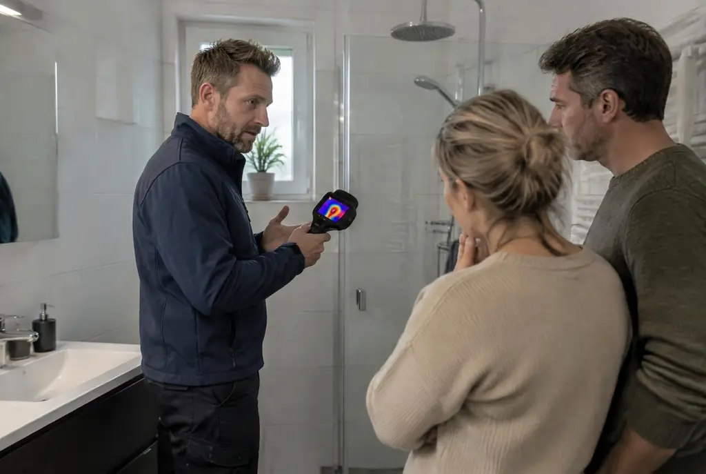Lekdetectie Emmeloord – specialist legt bevindingen uit aan bewoner